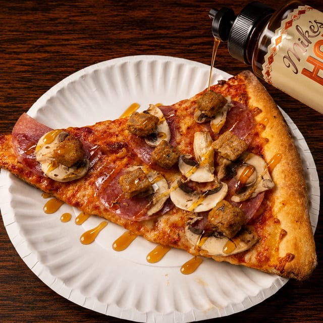 HOT HONEY PIZZA.