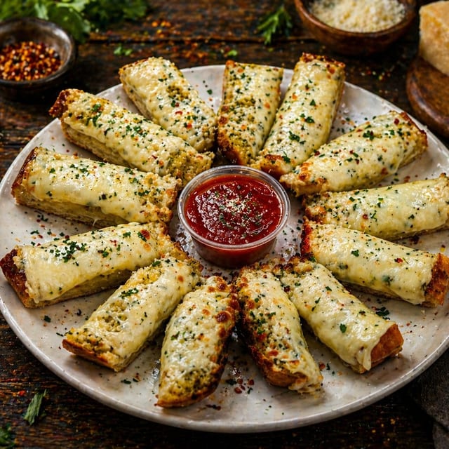 Cheesy Garlic Bread.
