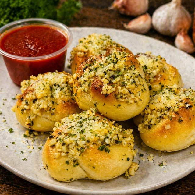 Regular Garlic Knots.