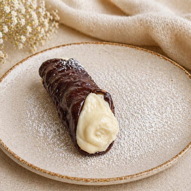 Chocolate Cannoli.