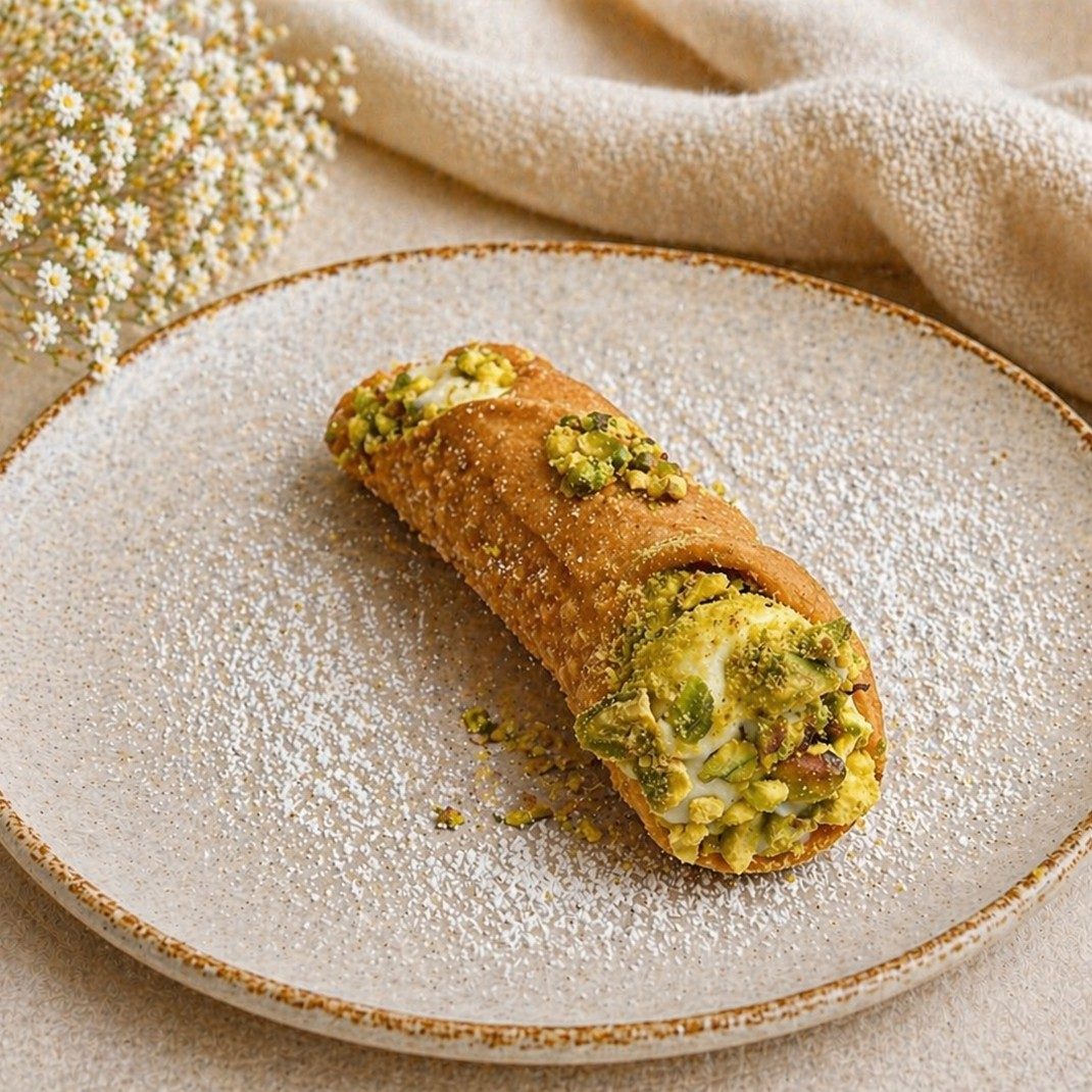 Pistachio Cannoli.